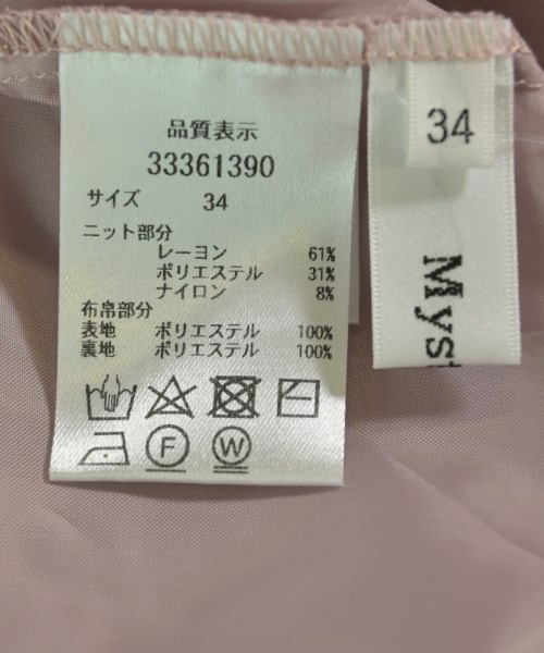 Mystrada（マイストラーダ）ワンピース ピンク サイズ:34(XS位) レディース/2200656410040