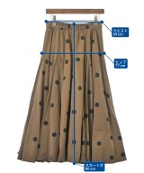 Mystrada（マイストラーダ）ロング・マキシ丈スカート 茶 サイズ:36(S位) レディース/2200660143071