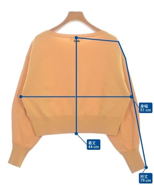 Mystrada（マイストラーダ）ニット・セーター オレンジ サイズ:38(M位) レディース/2200648451020