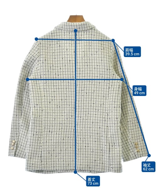 Mystrada（マイストラーダ）テーラードジャケット 白 サイズ:38(M位) レディース/2200639940069