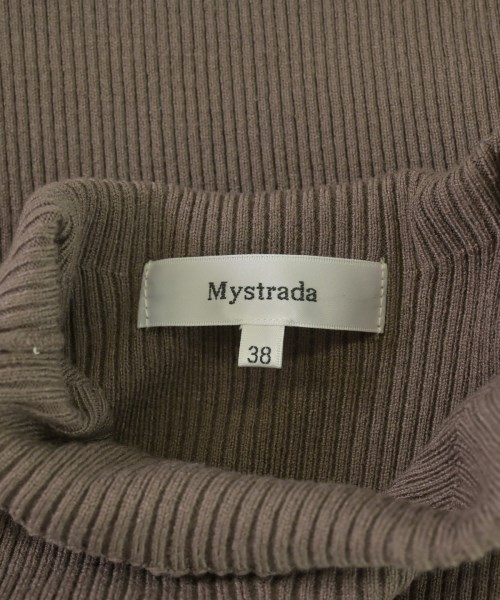 Mystrada（マイストラーダ）ニット・セーター 茶 サイズ:38(M位) レディース/2200702197109