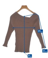 Mystrada（マイストラーダ）ニット・セーター 茶 サイズ:38(M位) レディース/2200661749036