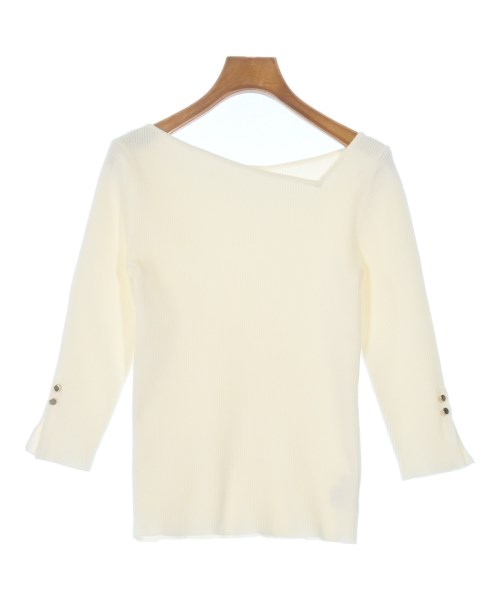 Mystrada(マイストラーダ)ニット・セーター 白 サイズ:38(M位)/2200662389071