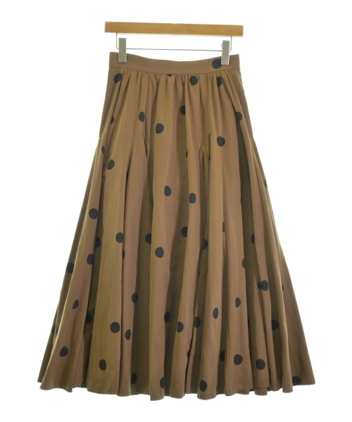 Mystrada(マイストラーダ)ロング・マキシ丈スカート 茶 サイズ:36(S位)/2200662389088