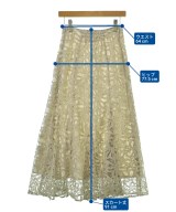 Mystrada（マイストラーダ）ロング・マキシ丈スカート ベージュ サイズ:36(S位) レディース/2200666127020