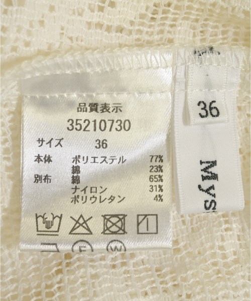 Mystrada（マイストラーダ）ブラウス 白 サイズ:36(S位) レディース/2200716788096