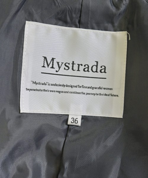 Mystrada（マイストラーダ）カジュアルジャケット グレー サイズ:36(S位) レディース/2200687686018