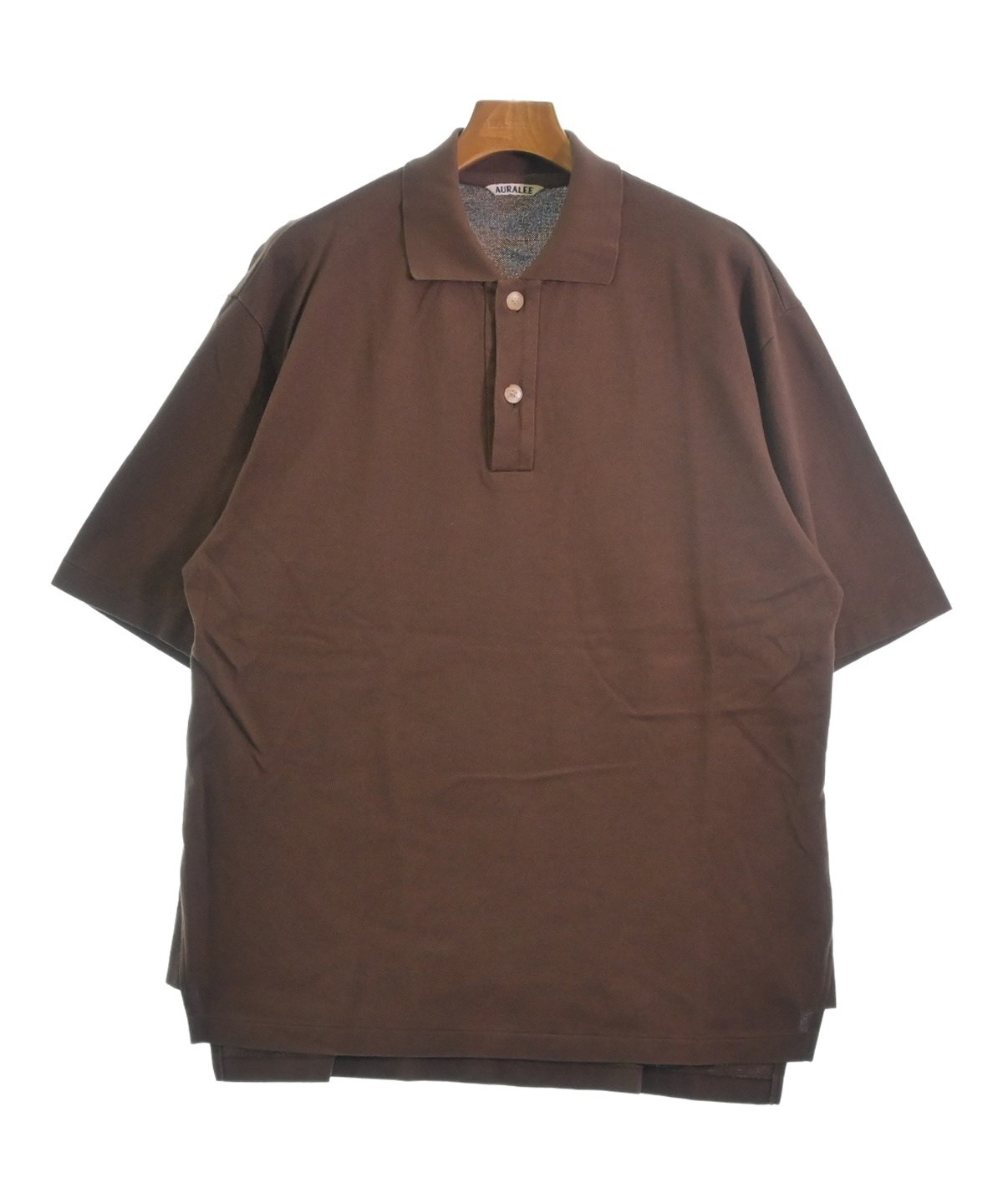 AURALEE / オーラリー】SUPER FINE COTTON PIQUE BIG POLO SHIRT