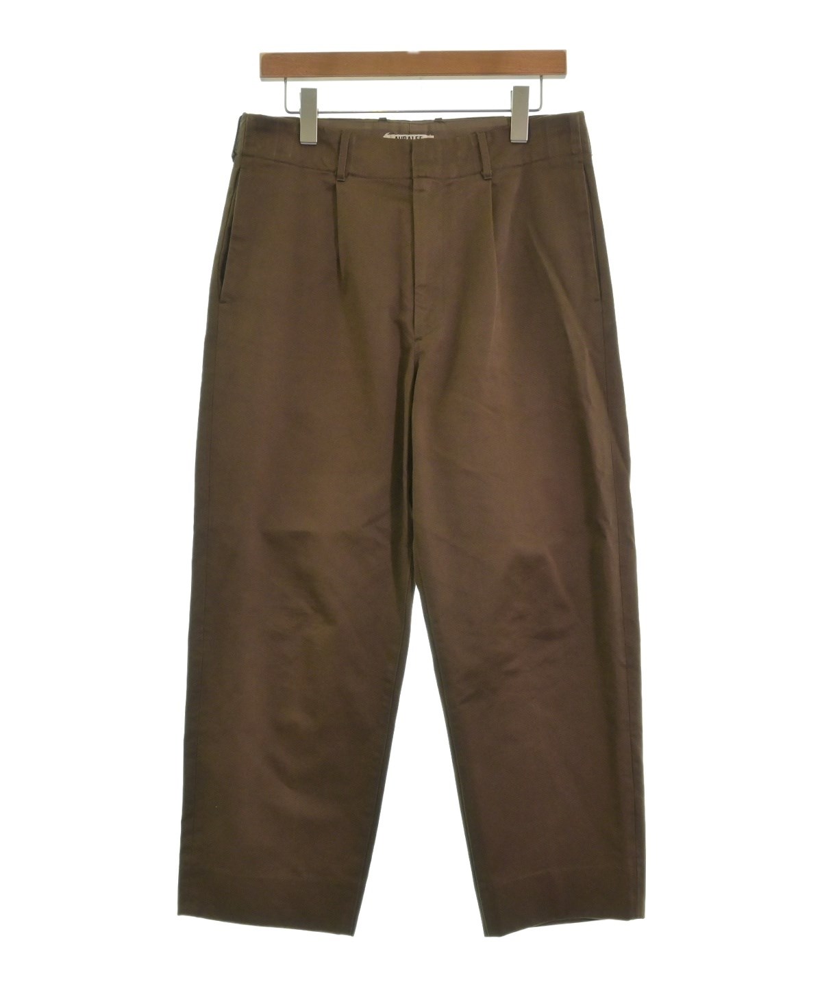 25SS AURALEE WASHED FINX CHINO ONE-TUCK PANTS / A25SP02FC*PT