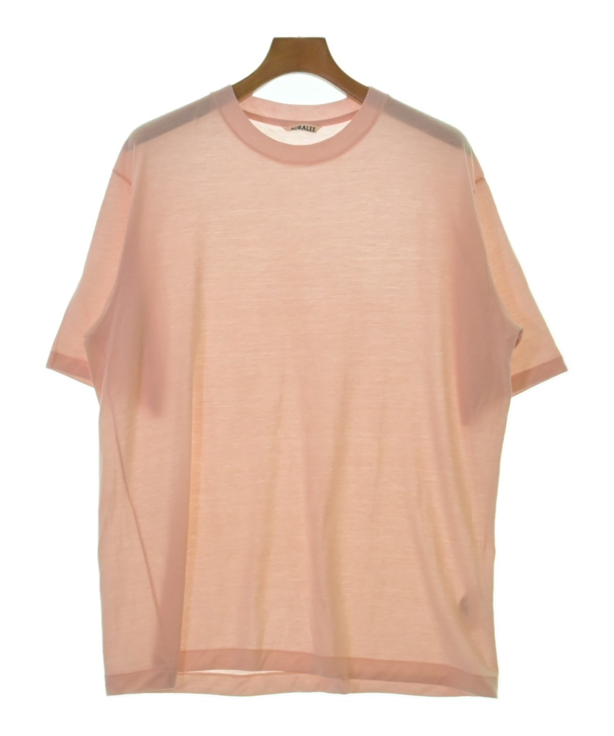 AURALEE オーラリー 半袖シャツ ピンク AURALEE / オーラリー | WASHED FINX TWILL BIG HALF SLEEVED