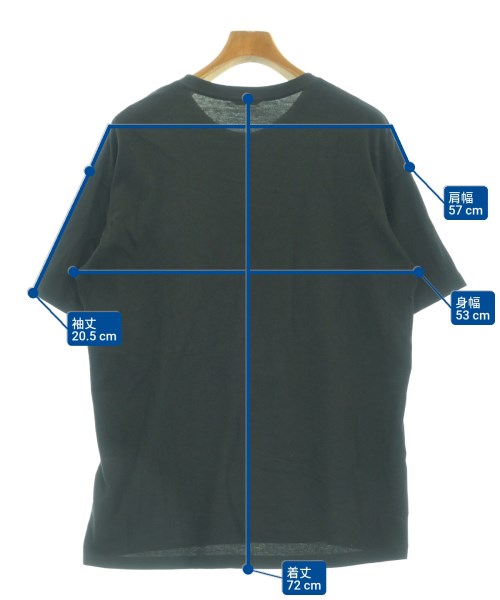 AURALEE（オーラリー）Tシャツ・カットソー 黒 サイズ:-(M位) メンズ/2200557088027