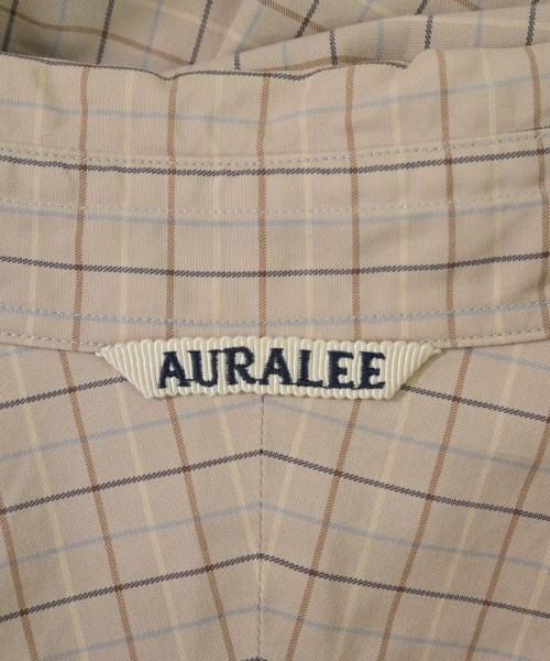 AURALEE（オーラリー）カジュアルシャツ ベージュ サイズ:3(S位) メンズ/2200557663125