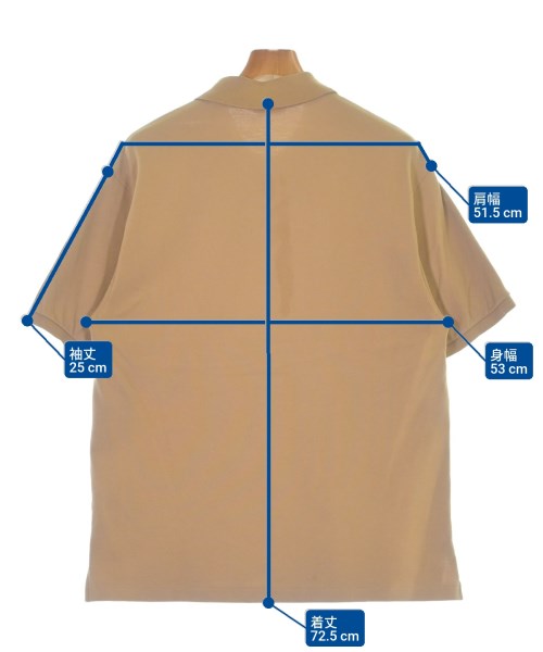 AURALEE（オーラリー）ポロシャツ 茶 サイズ:4(M位) メンズ/2200557968039