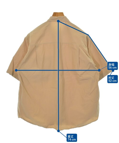 AURALEE（オーラリー）カジュアルシャツ ベージュ サイズ:3(S位) メンズ/2200634388095