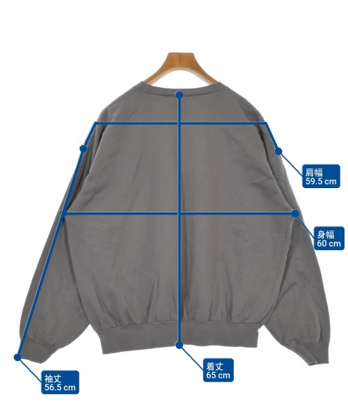 AURALEE（オーラリー）スウェット グレー サイズ:4(M位) メンズ/2200634682018