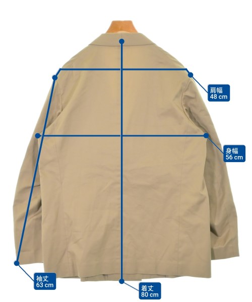 AURALEE（オーラリー）カジュアルジャケット ベージュ サイズ:5(L位) メンズ/2200632364039