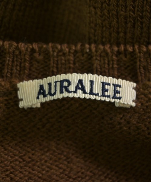 AURALEE（オーラリー）ニット・セーター 茶 サイズ:4(M位) メンズ/2200635483010
