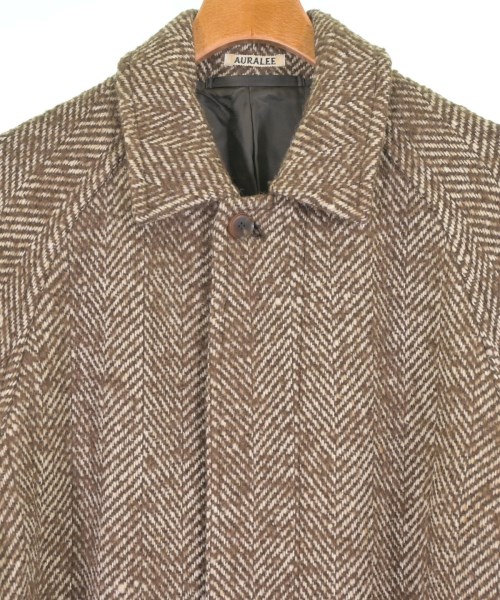 AURALEE（オーラリー）ステンカラーコート 茶 サイズ:3(S位) メンズ/2200636064010