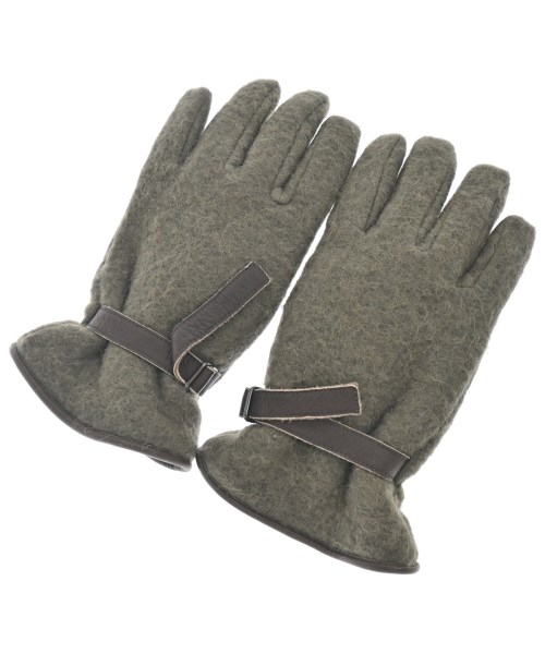 AURALEE（オーラリー）手袋 カーキ サイズ:- メンズ/2200636064027