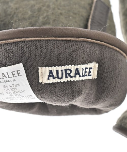 AURALEE（オーラリー）手袋 カーキ サイズ:- メンズ/2200636064027