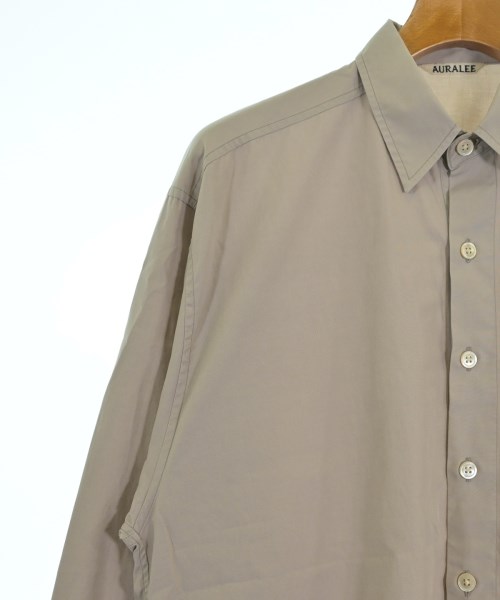 AURALEE（オーラリー）カジュアルシャツ ベージュ サイズ:3(S位) メンズ/2200636448025