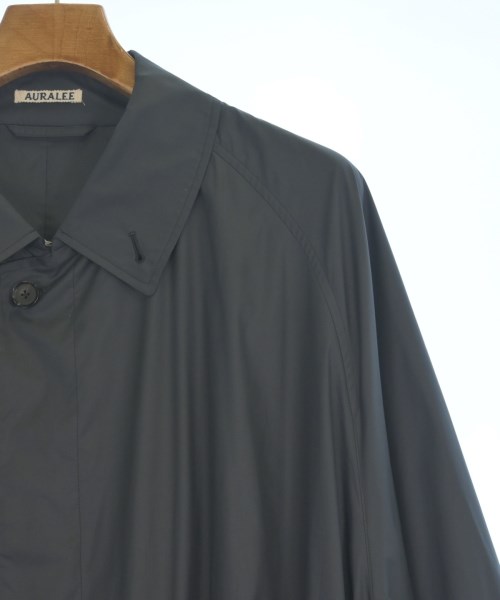 AURALEE（オーラリー）ステンカラーコート 紺 サイズ:4(M位) メンズ/2200636901063