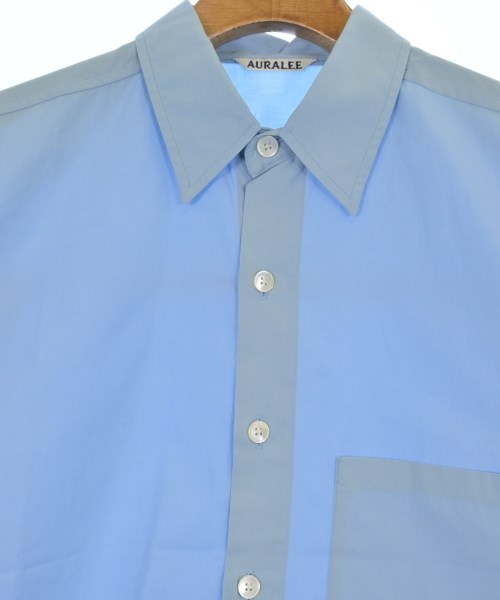 AURALEE（オーラリー）カジュアルシャツ 青 サイズ:4(M位) メンズ/2200637073028