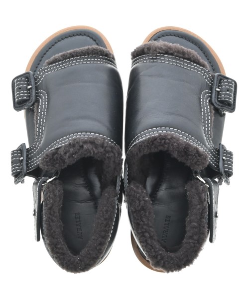 AURALEE（オーラリー）サンダル 黒 サイズ:UK8(26.5cm位) メンズ/2200637325059