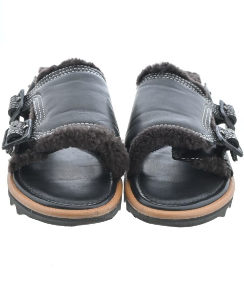 AURALEE（オーラリー）サンダル 黒 サイズ:UK8(26.5cm位) メンズ/2200637325059