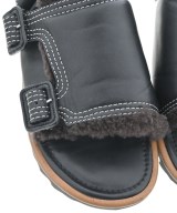 AURALEE（オーラリー）サンダル 黒 サイズ:UK8(26.5cm位) メンズ/2200637325059