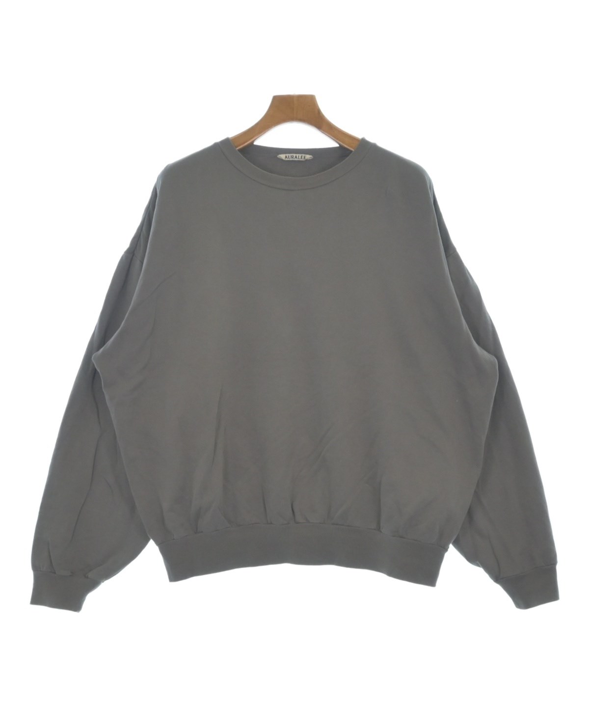 AURALEE グレー スウェット サイズ4 代官山「Ｏ」別注 オーラリー 21AW O代官山別注 スウェット トレーナー 脱色加工 5 約XL