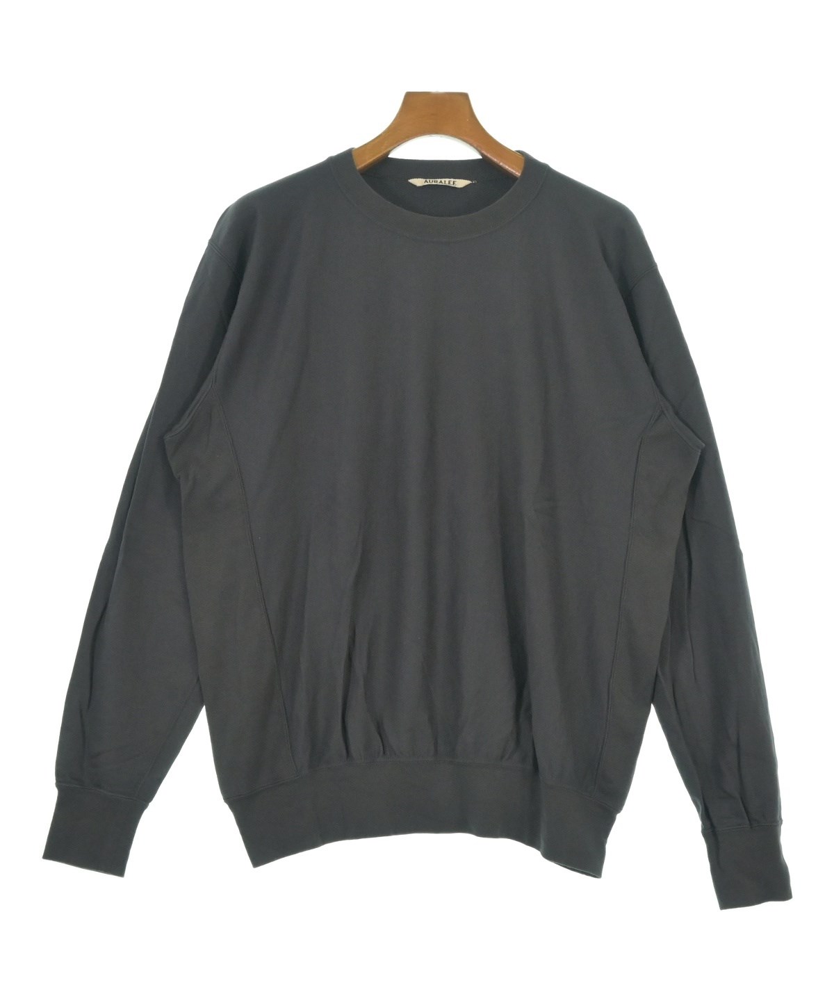 AURALEEスウェット4ラグランスリーブ灰グレーオーラリートレーナー AURALEE（オーラリー）スウェット グレー サイズ:4(M位) メンズ