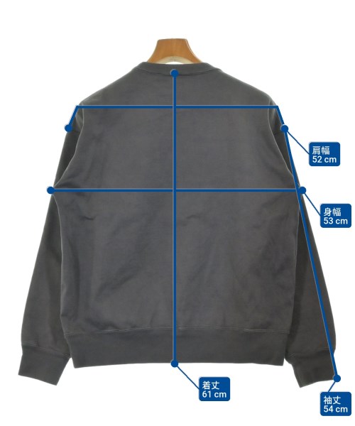 AURALEE（オーラリー）スウェット グレー サイズ:0(XS位) メンズ/2200638896060