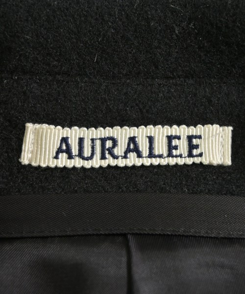 AURALEE（オーラリー）ステンカラーコート 黒 サイズ:0(S位) メンズ/2200639434025