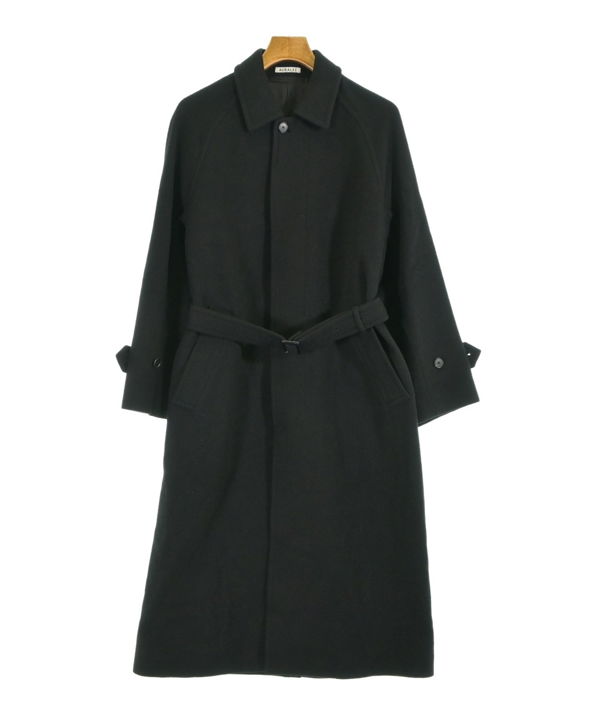 AURALEE コート 黒 3 AURALEE（オーラリー）ステンカラーコート 黒 サイズ:0(S位) メンズ