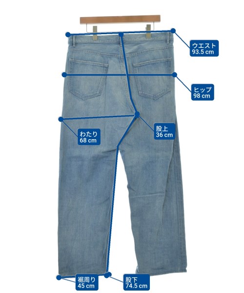 AURALEE（オーラリー）デニムパンツ 青 サイズ:6(XL位) メンズ/2200639434049