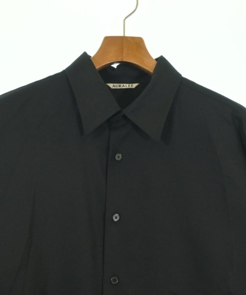 AURALEE（オーラリー）カジュアルシャツ 黒 サイズ:5(L位) メンズ/2200639434087