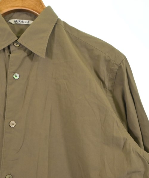 AURALEE（オーラリー）カジュアルシャツ 茶 サイズ:-(L位) メンズ/2200639434124