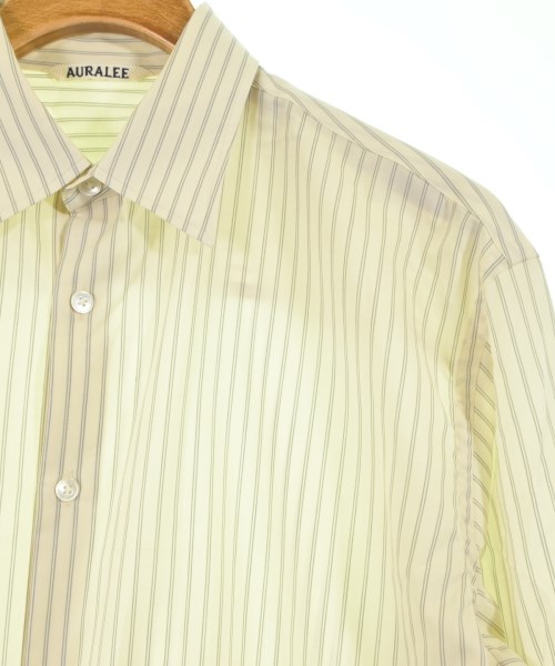 AURALEE（オーラリー）カジュアルシャツ 白 サイズ:0(S位) メンズ/2200639434131