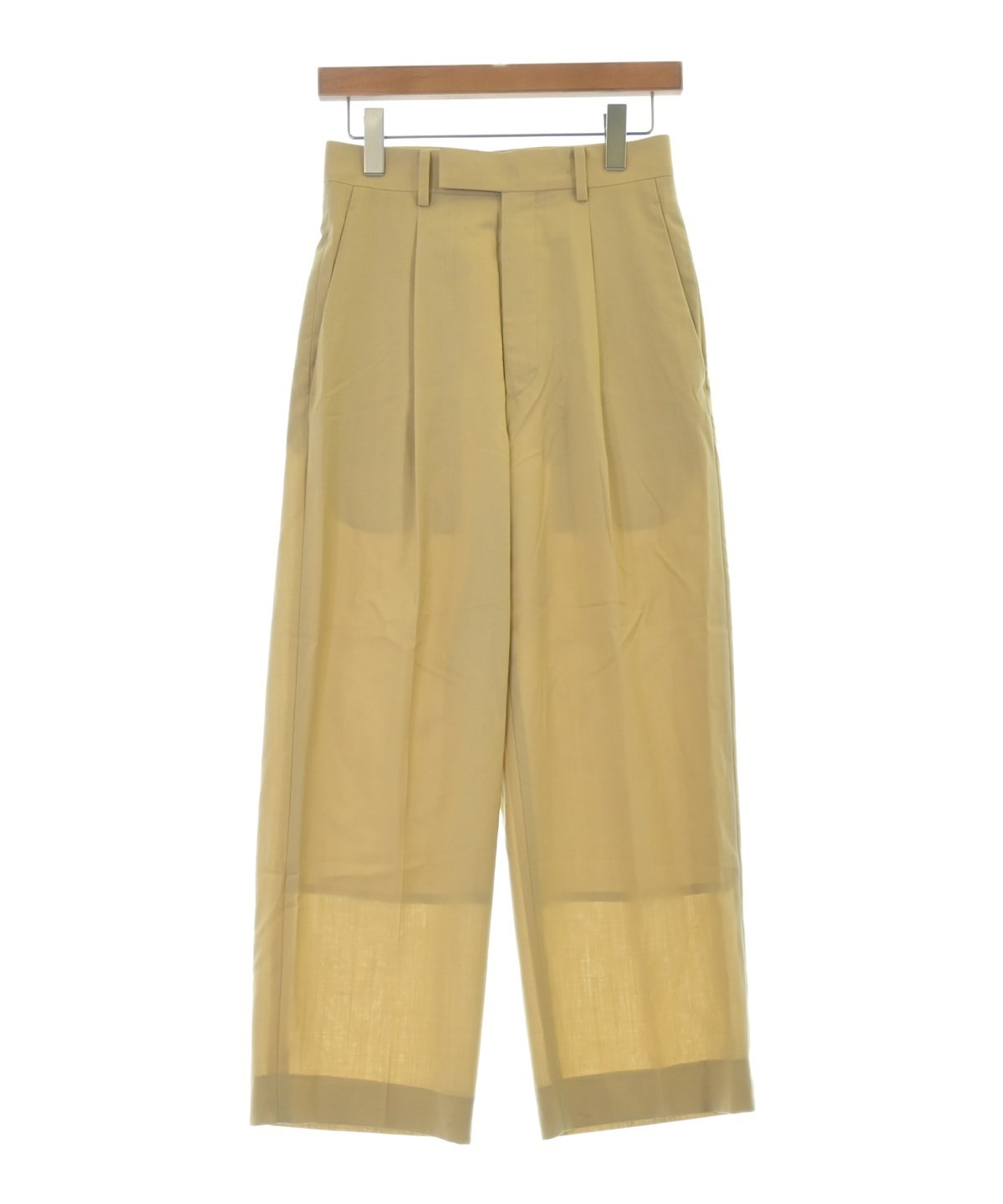 【美品】 AURALEE スラックス ベージュ 3 中古・古着通販】AURALEE (オーラリー) スラックス LIGHT WOOL MAX