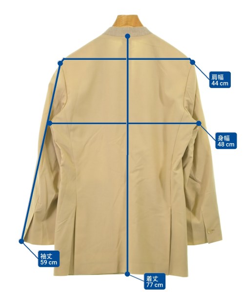 AURALEE（オーラリー）カジュアルジャケット ベージュ サイズ:0(S位) メンズ/2200639434162