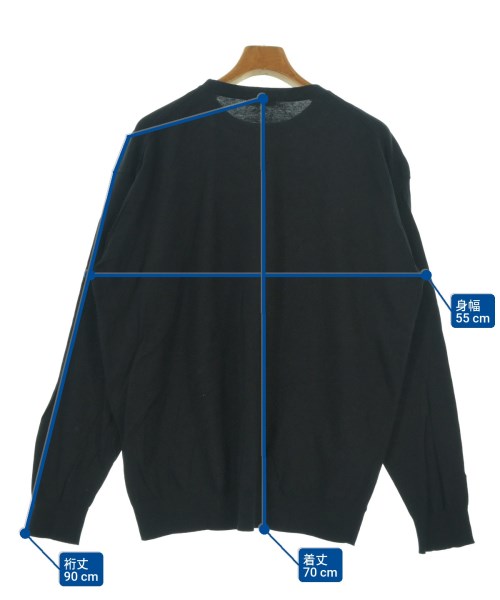 AURALEE（オーラリー）ニット・セーター 紺 サイズ:5(L位) メンズ/2200639434209