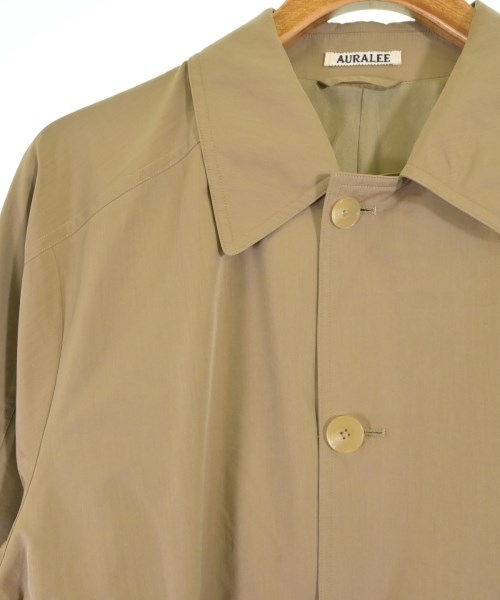 AURALEE（オーラリー）ステンカラーコート ベージュ サイズ:0(S位) メンズ/2200639434223