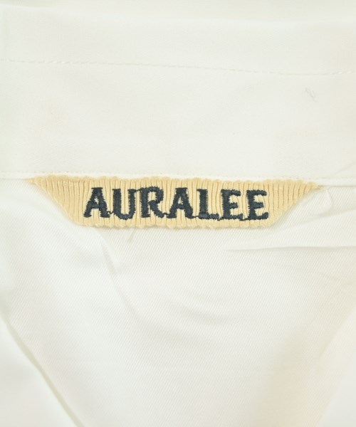 AURALEE（オーラリー）カジュアルシャツ 白 サイズ:3(S位) メンズ/2200639645018