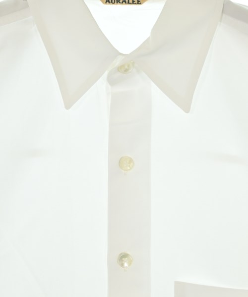 AURALEE（オーラリー）カジュアルシャツ 白 サイズ:3(S位) メンズ/2200639645018