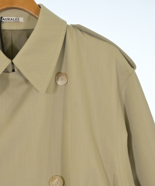 AURALEE（オーラリー）トレンチコート カーキ サイズ:3(S位) メンズ/2200621409017