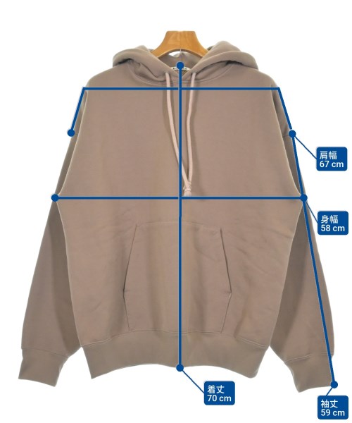 AURALEE（オーラリー）パーカー 茶 サイズ:4(M位) メンズ/2200626115258