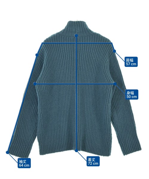 AURALEE（オーラリー）ニット・セーター 青 サイズ:4(M位) メンズ/2200639963020