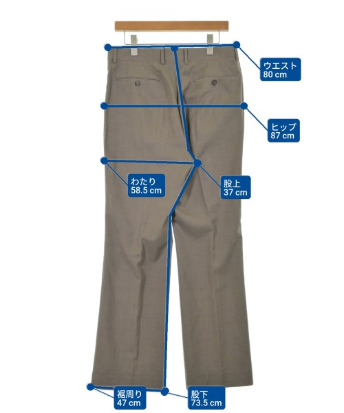 AURALEE（オーラリー）スラックス 茶 サイズ:4(M位) メンズ/2200637927154