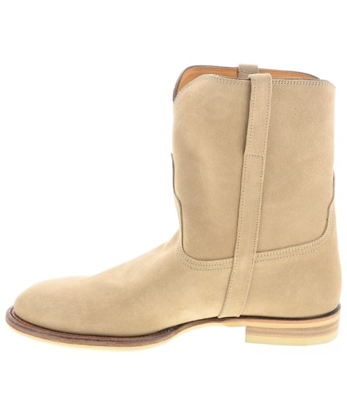 AURALEE（オーラリー）ブーツ ベージュ サイズ:UK9 1/2(28cm位) メンズ/2200627648014